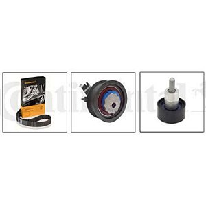 Kit Correia Dentada VW Fox Gol Tcross 1.0 12V 1.4 16V 1.6 16V Continental