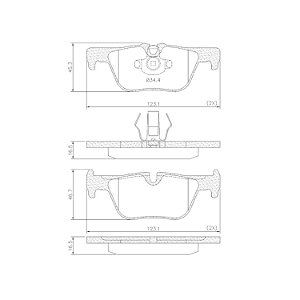 Pastilha de Freio Traseira BMW 116 118 125 320 316 325 Frasle PD2198CMAXX