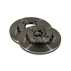 Par Disco de Freio Dianteiro Ventilado Ford New Fiesta Ka Fremax BD5636