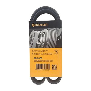 Correia Micro V VW Gol Parati Polo Kombi Peugeot 307 Contitech 6PK870
