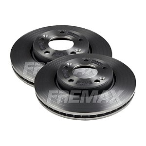Par Disco de Freio Dianteiro Ventilado Elantra I30 Veloster Cerato Soul Fremax BD5182