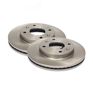Par Disco de Freio Dianteiro Ventilado Hyundai Sonata Elantra Kia Cerato TRW