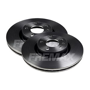 Par Disco de Freio Dianteiro Ventilado Fiat Fastback 1.0 12V 2022 a 2026 Fremax BD1548