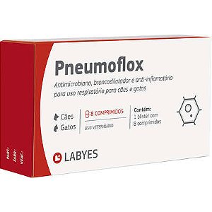 Antibiótico Labyes Pneumoflox - 8 Comprimidos