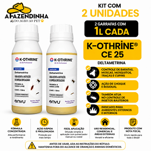 KIT K-OTHRINE CE 2X 1 LITROS - ENVU