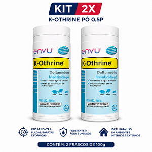 KIT 2X K-OTHRINE PO 0,5P 100 GRAMAS ENVU