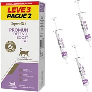 PROMUN DEFENSE BOOST CAT - DISPLAY 3X3ML (CAMPANHA LEVE 3 PAGUE 2) ORGANNACT