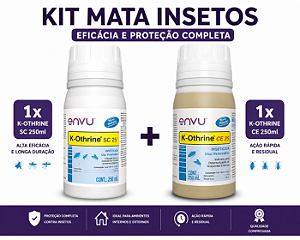 KIT MATA INSETOS 1X K-OTHRINE SC 250ML E 1X K-OTHRINE CE 250ML ENVU