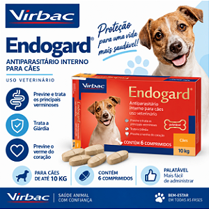 ENDOGARD 10 KG C/ 6 COMPRIMIDOS VIRBAC