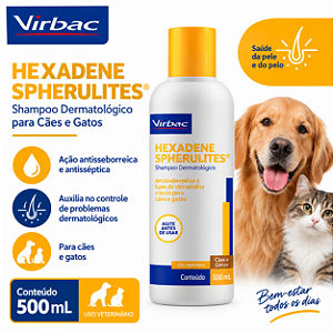 HEXADENE SHAMPOO 500ML PH VIRBAC