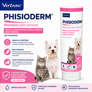PHISIODERM PELE SENSIVEL 500 ML VIRBAC