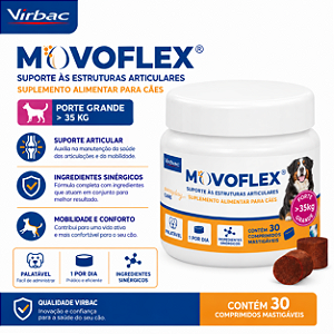 MOVOFLEX PORTE GRANDE 6G (ACIMA DE 35 KG) VIRBAC