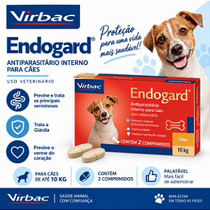 ENDOGARD 10 KG C/ 2 COMPRIMIDOS VIRBAC