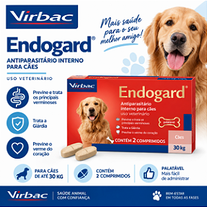 ENDOGARD 30 KG C/ 2 COMPRIMIDOS VIRBAC