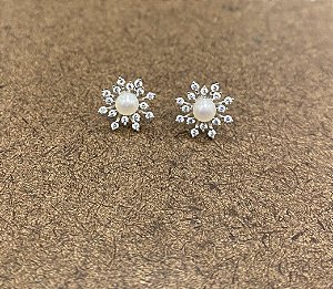 BRINCOS CHUVEIRO DE PÉROLA