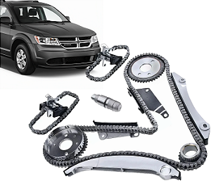 Kit Completo Corrente Distribuição Motor Journey 2.7 2009 2010 2011