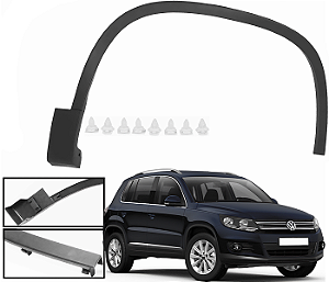 Aplique Friso Moldura Alargador Paralama Dianteiro Direito Tiguan 2009 á 2015