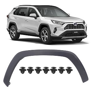 Friso Aplique Alargador Moldura Paralama Dianteiro Direito Rav4 2020 2021 2022