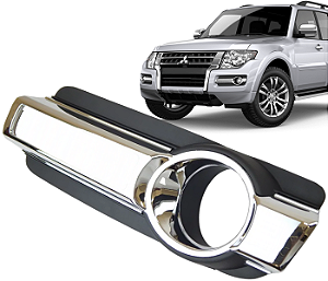 Grade Moldura Farol Milha Esquerdo Pajero Full 2015 a 2020