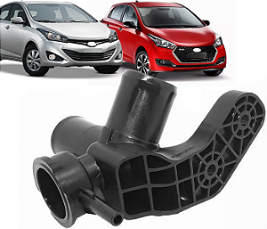 Flange Bocal Água Radiador Hb20 1.0 3cc 12v 2012 a 2019