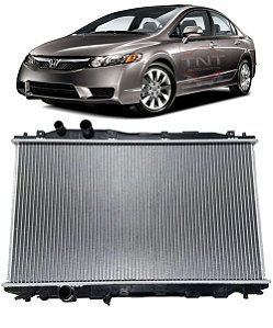 RADIADOR ÁGUA NEW CIVIC 2007 2008 2009 2010 2011 Aut Manual