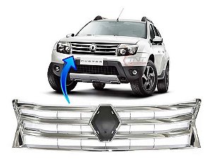 Grade Cromada Dianteira Renault Duster 2012 á 2015