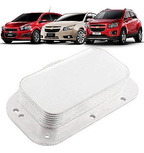 Radiador Óleo Trocador Resfriador Calor Cruze Tracker 1.8 Sonic 1.6