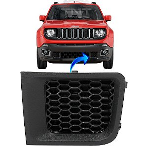 Tela Grade Inferior Esquerda Parachoque Diant Jeep Renegade