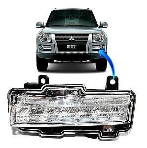 Farol Milha Led Drl Luz Diurna Esquerda Pajero Full 2015 á 2021