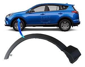 Friso Aplique Alargador Moldura Paralama Dianteiro Esquerdo Rav4 2018 2019