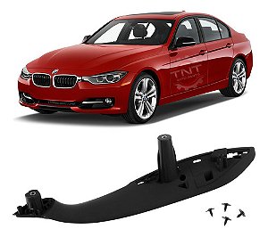 Puxador Porta Traseira Esquerda 320i 328i F30 Preto 2013 a 2019
