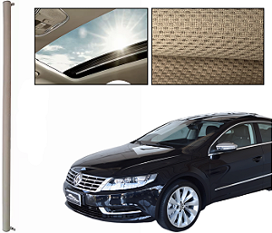 Cortina Passat CC Persiana Teto Solar 2009 á 2017 Cor Bege