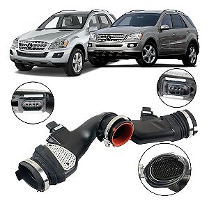 Mangueira Duto Tubo Admissão Motor Turbo C /Sensores Ml320 Ml350 Glk