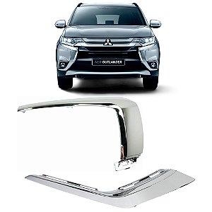 Kit 2 Friso Moldura Cromada Outlander 2016 2017 2018 Direita