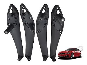 Kit Jogo Puxador Porta Bmw 320i 328i F30 Preto