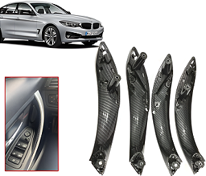 Kit Puxador Porta Bmw 320i 328i GT F34 2013 á 2017 Carbono