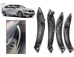 Kit Puxador Porta Bmw 320i 328i GT F34 2013 á 2017 Carbono