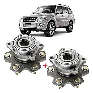 Par Cubo Roda Rolamento Traseiro Pajero Full 3.2 2007 a 2018