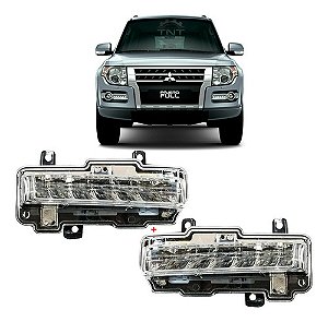Par Farol Milha Led Drl Luz Diurna Pajero Full 2015 á 2021