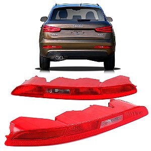 Par Refletor Lanterna Parachoque Traseiro Audi Q3 2013-2015