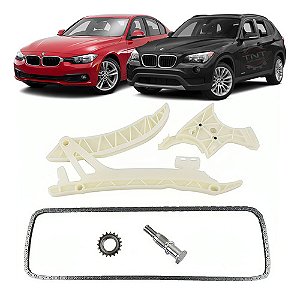 Kit Corrente Guia Comando Bmw 120i 130i 320i 328i X1 2.0 Turbo N20