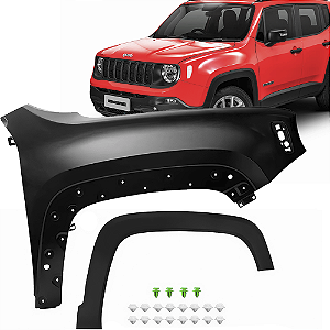 Kit Friso e Paralama Dianteiro Direito Renegade 2014 a 2023