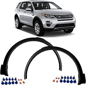 Par Alargador Moldura Friso Paralama Dianteiro Discovery Sport 2015 a 2019 Sem Furo