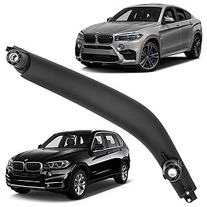 Puxador Porta Lado Direito Bmw X5 X6 F15 F16 2014 á 2019 Preto