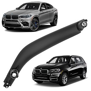 Puxador Porta Lado Esquerdo Bmw X5 X6 F15 F16 2014 á 2019 Preto