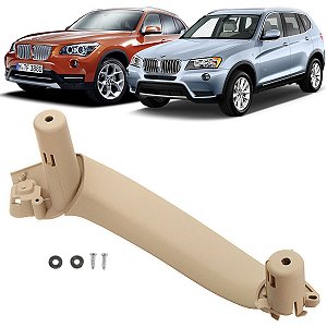 Puxador Traseiro Esquerdo Bmw X3 X4 2010 á 2016 Bege