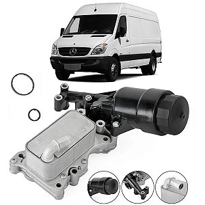 Radiador Resfriador Óleo Trocador Calor Sprinter 311 313 415 515 2.2 2012 a 2019