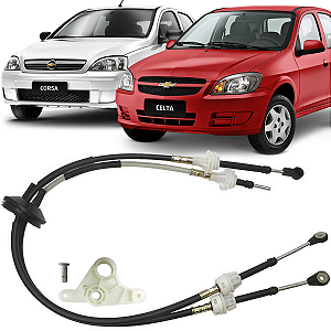 Par Cabo De Marcha Câmbio Trambulador Cambio Corsa Celta