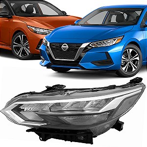 FAROL LED ESQUERDO SENTRA 2022 2023 2024