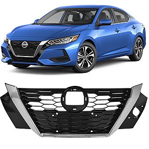 Grade Central Dianteira Parachoque Nissan Sentra 2022 2023